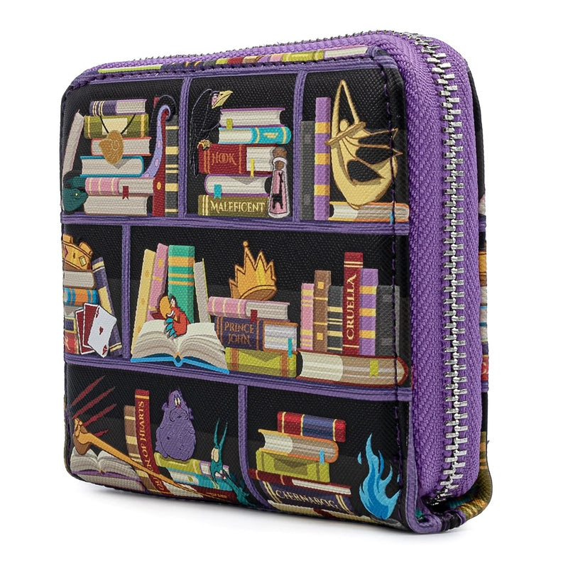 Disney - Villains Books Zip Around Purse