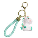 Unicorn Vinyl Keychain with Bell Charm
