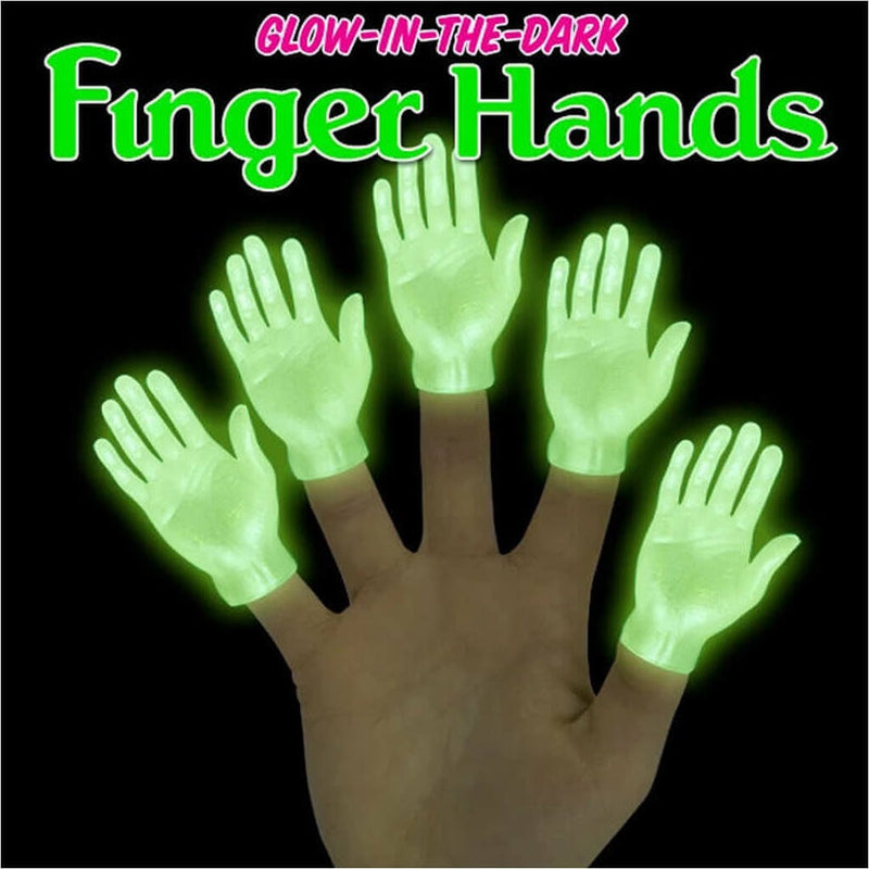 Archie McPhee – Glow In The Dark Hand Finger Puppets