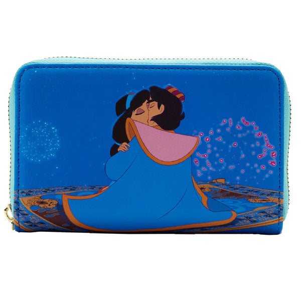 Aladdin - Jasmine Princess Scenes Zip Around Purse