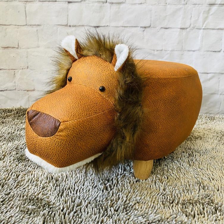 Lion Footstool (Ottoman)