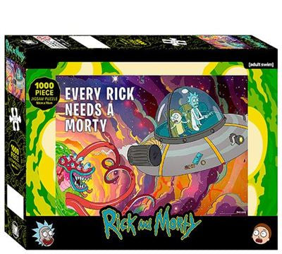 Rick and Morty - 1000pc Jigsaw Puzzle - Space Portal