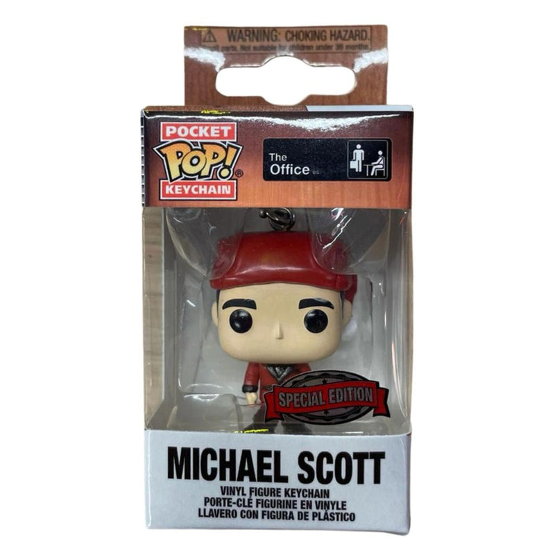 The Office - Santa Michael US Exclusive Pocket Pop! Keychain [RS]