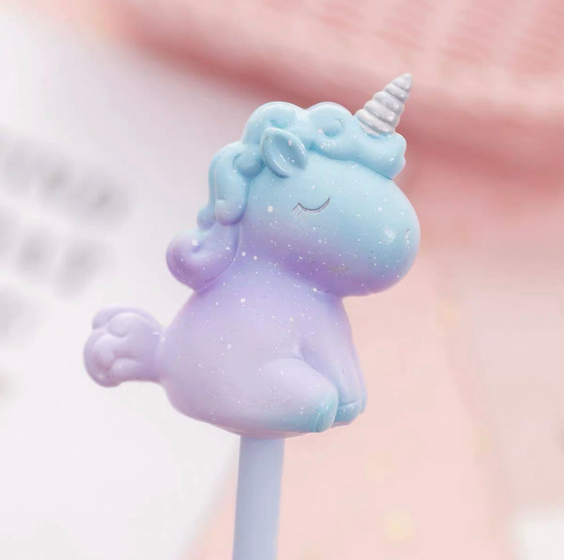 Pen with Baby Unicorn Topper