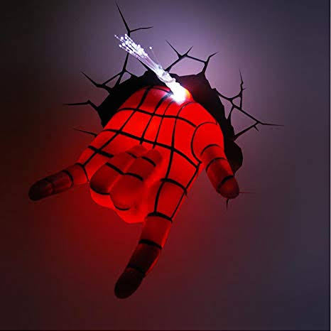 Marvel Ultimate Spider-Man Hand 3DFX Wall Night Light