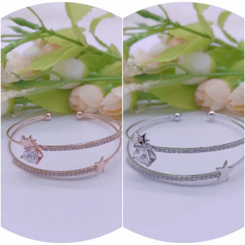 Kristy Cat Diamante Bangle