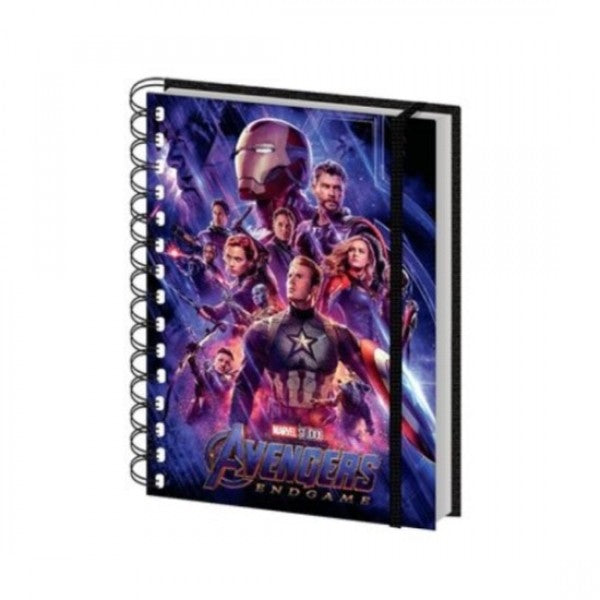 Marvel Avengers: Endgame Characters A5 Spiral Notebook