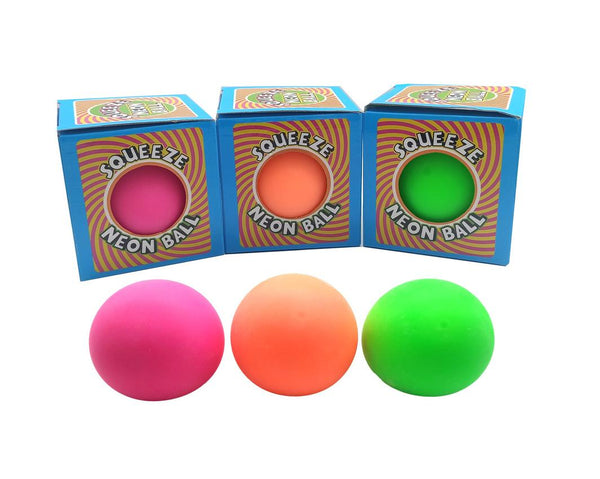 Giant Squeeze Neon Ball 10cm