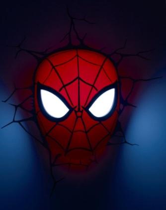 Marvel Avengers Spider-Man Face 3DFX Wall Night Light