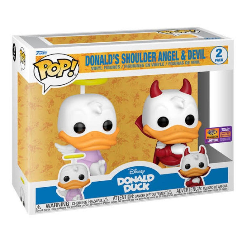 Donald Duck - Angel & Devil WonderCon Exclusive Pop! Vinyl 2-Pack [RS]