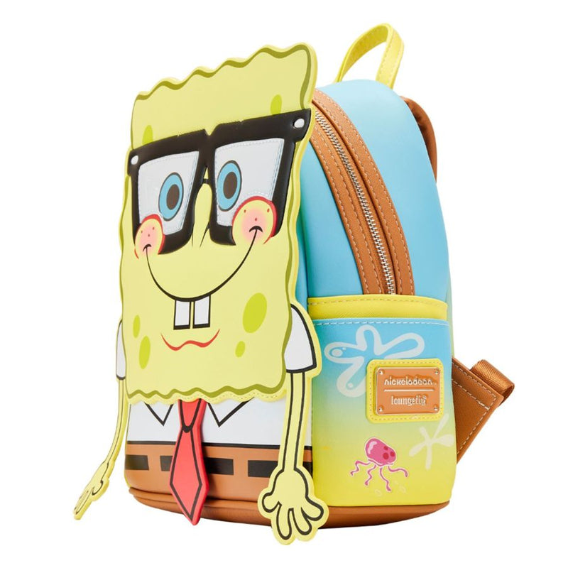 Spongebob - Spongebob with Glasses Cosplay Mini Backpack [RS]