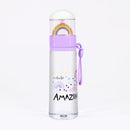 Rainbow Unicorn Water Bottle with LED Light