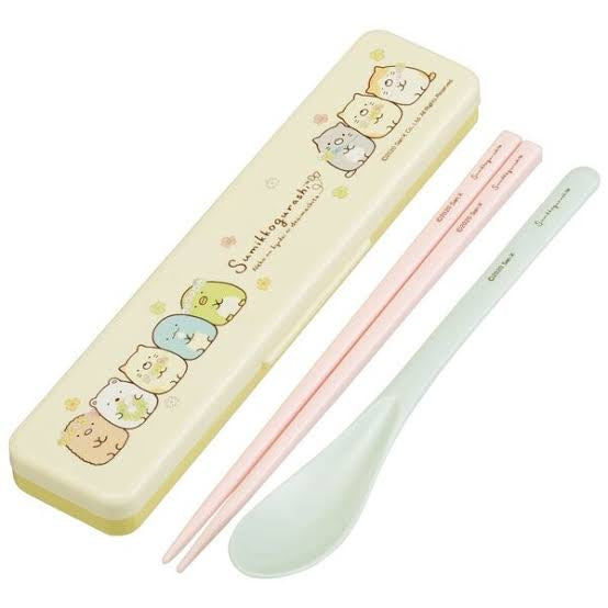 Sumikko Gurashi Chopsticks & Spoon Set - Family