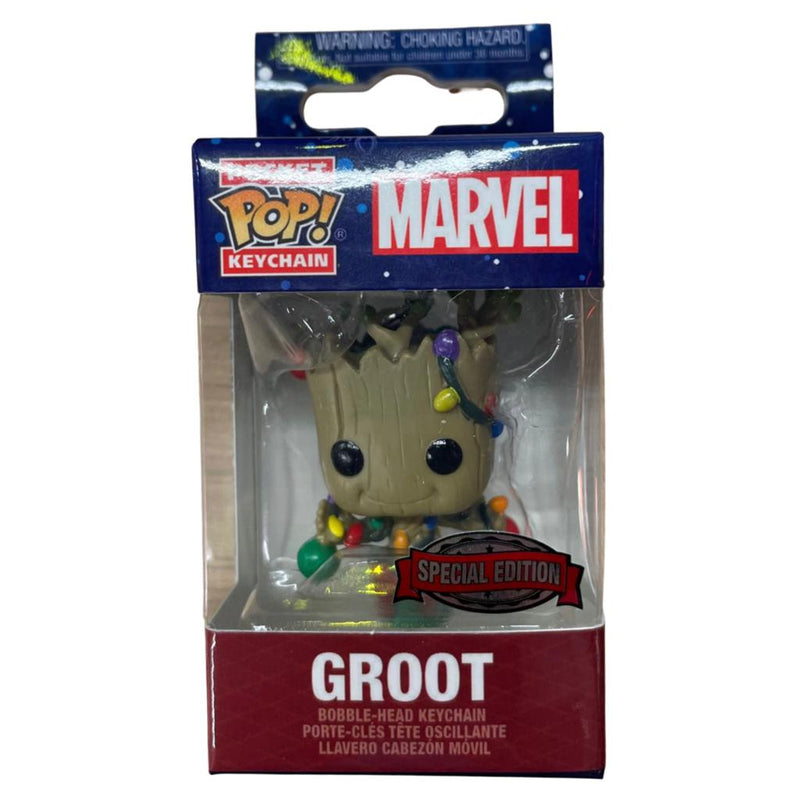 Guardians of the Galaxy - Groot Holiday US Exclusive Pocket Pop! Keychain [RS]