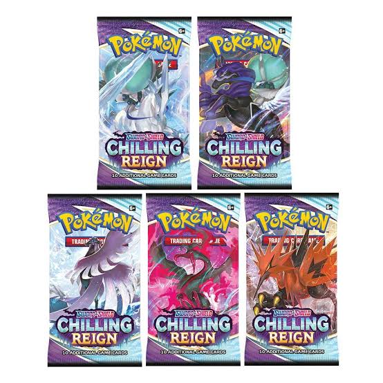 Pokémon Trading Cards - Sword and Shield - Chilling Reign Booster Pack (10)
