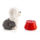 Furever Pets Sheepdog and Bowl Salt & Pepper Set