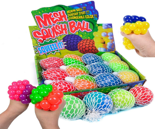 Squish 2 Tone Colour Change Mesh Ball assorted