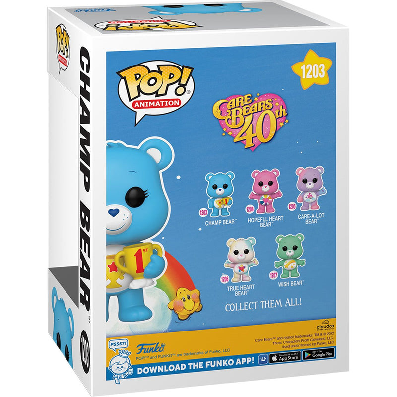 Care Bears 40th Anniversary - Champ Bear (with chase) Pop! Vinyl