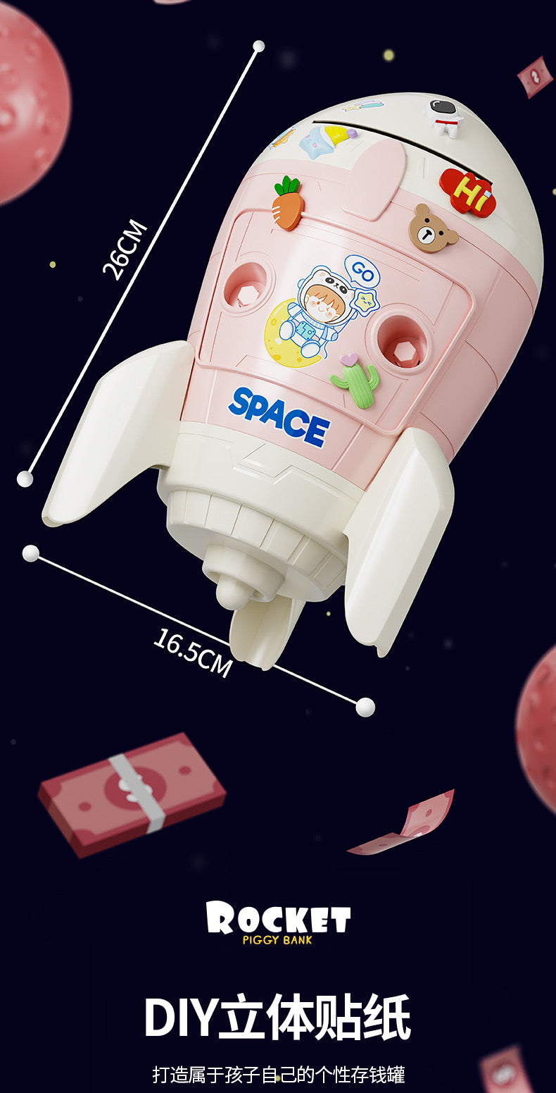 Rocket Piggy Bank