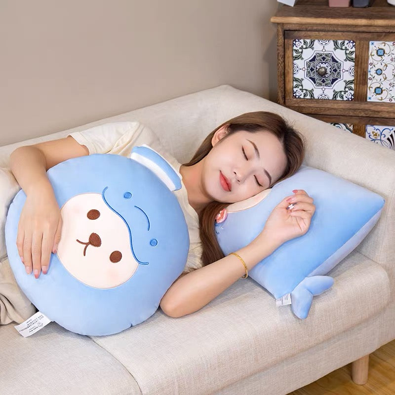Sailor Dolphin Teddy Bear Cushion