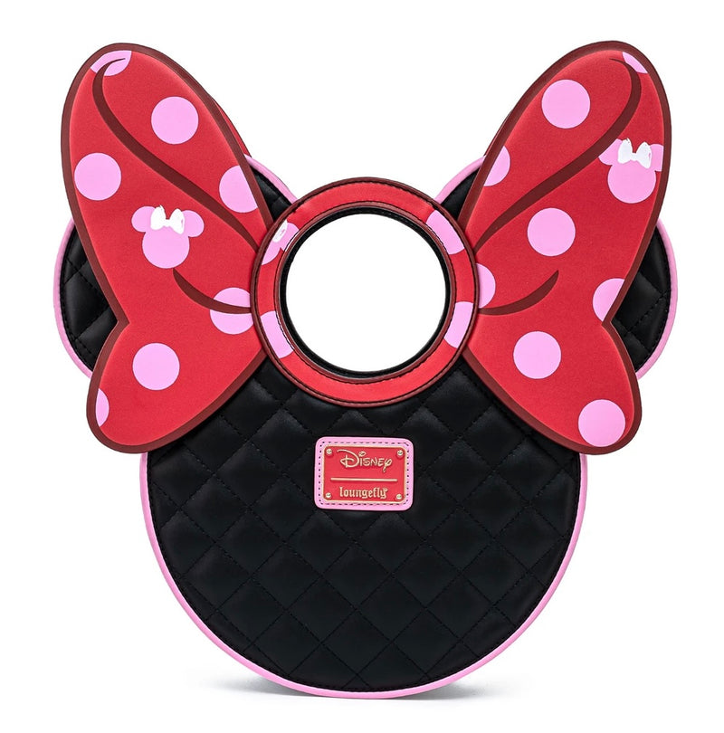 Mickey Mouse - Minnie Quilted Bow Head Crossbody Bag