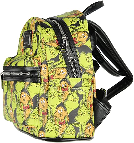 Dr Seuss - The Grinch & Max All-Over Print Mini Backpack