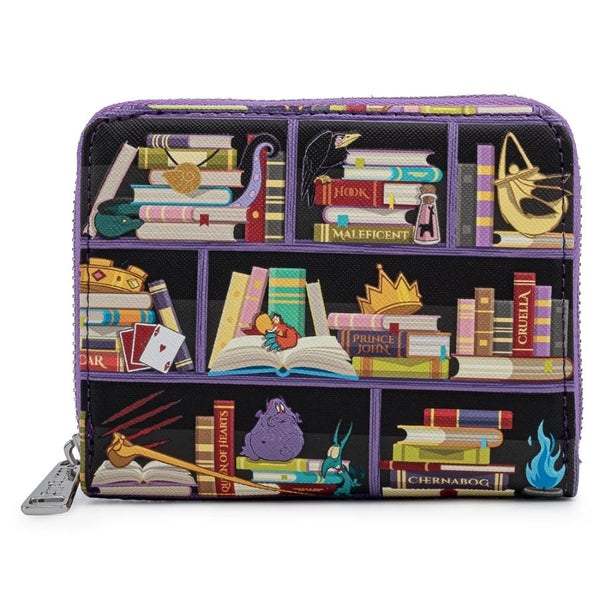 Disney - Villains Books Zip Around Purse