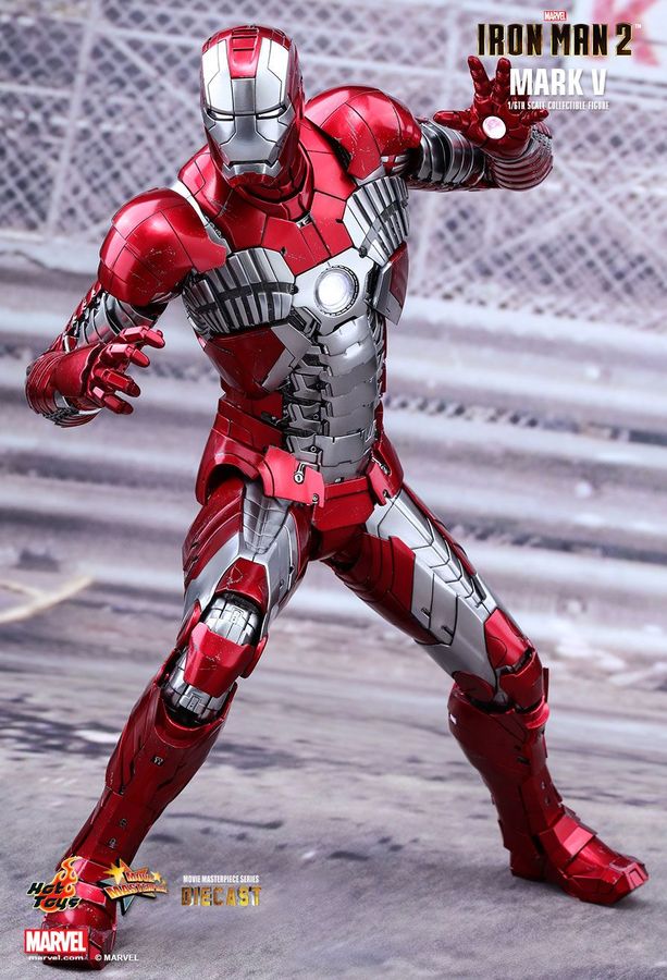 Iron Man 2 - Mark V Diecast 1:6 Scale 12" Action Figure