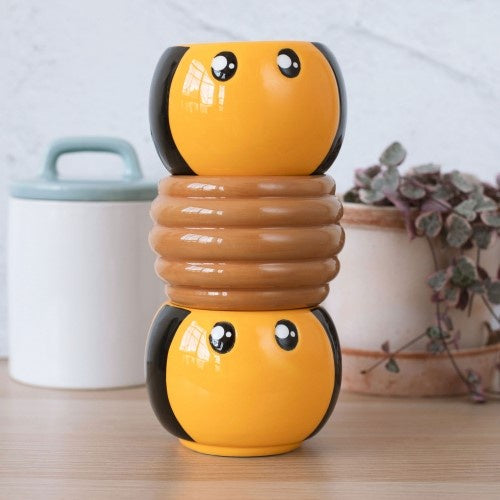 Bee Stacking Mugs (3pc set)