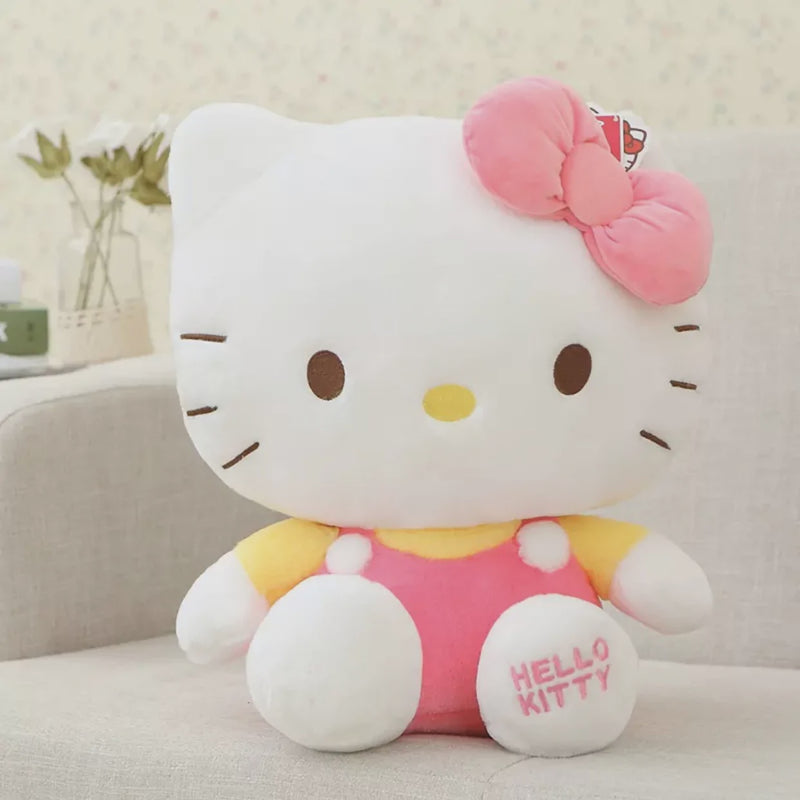 Hello Kitty Overalls Jumbo Plushy - 22”