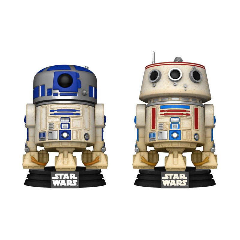 Star Wars Galactic Convention 2023 - R2-D2 & R5-D4 Pop! Vinyl 2-Pack [RS]