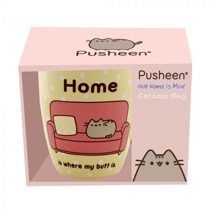 Pusheen 'Home is where my butt is' Mug