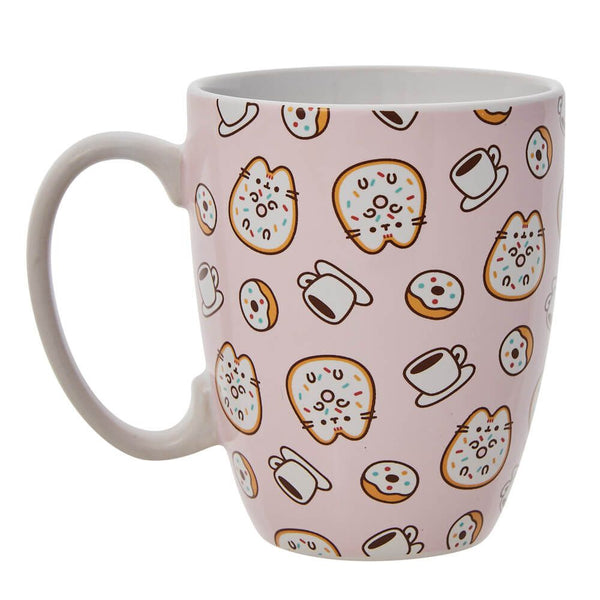 Pusheen - Pink Donuts & Coffee Mug