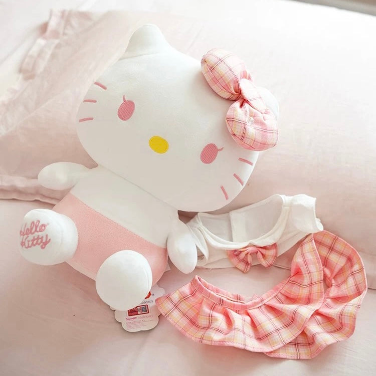 Hello Kitty - Tartan Skirt Plushy 12”