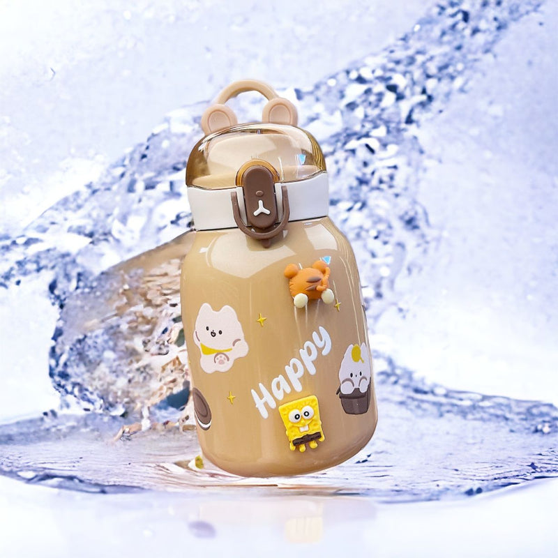 Kawaii Animals Stainless Steel Vacuum Bottle