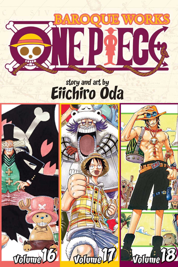 Manga - One Piece (Omnibus Edition), Vol. 16, 17 & 18