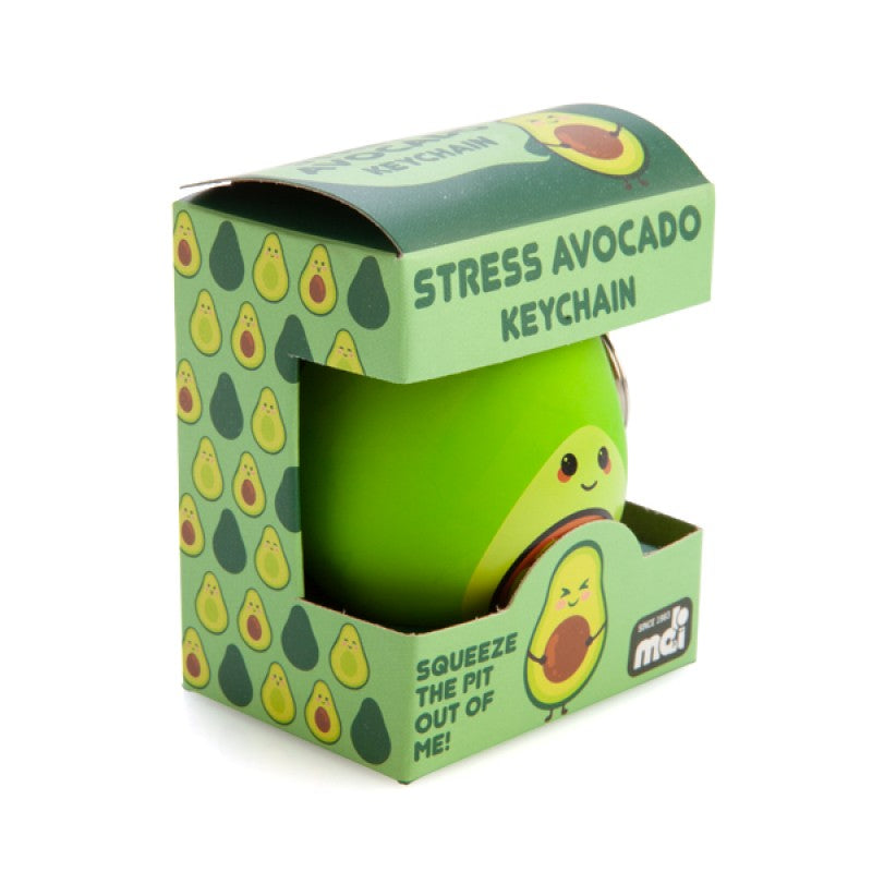Stress Avocado Keychain