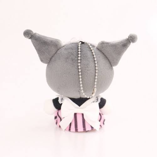 Sanrio - Kuromi Mini Mascot Plush Heart Maid Outfit