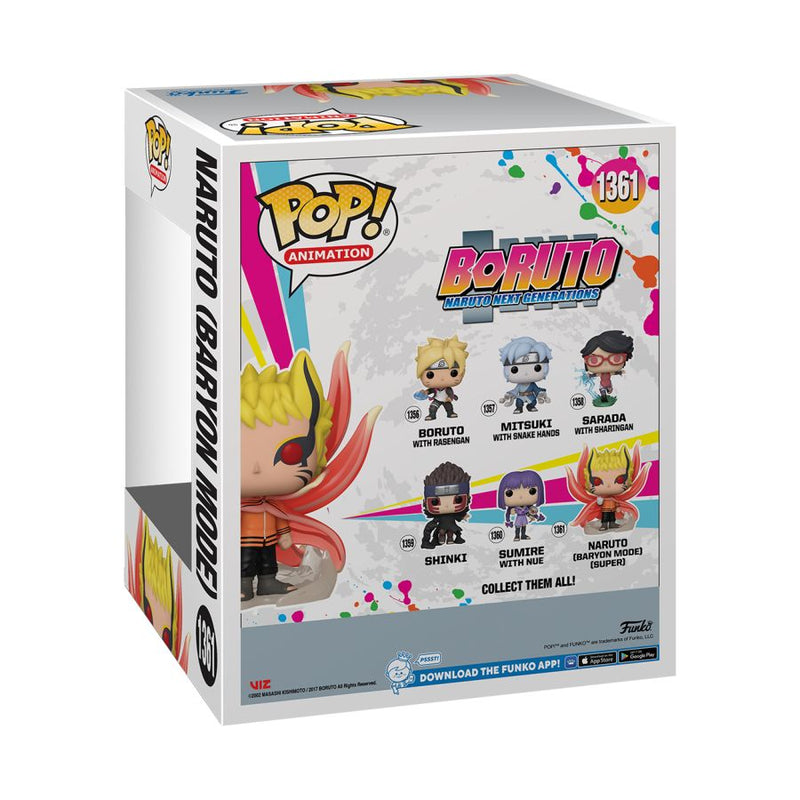 Boruto - Naruto Baryon Mode Glow 6" Pop! Vinyl [RS]