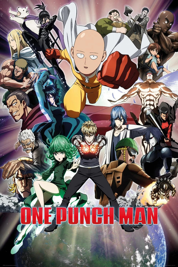 One Punch Man - Poster - Collage