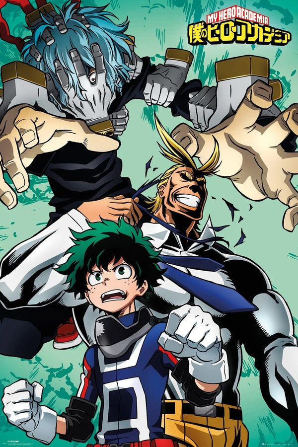 My Hero Academia - Poster - Collage Green