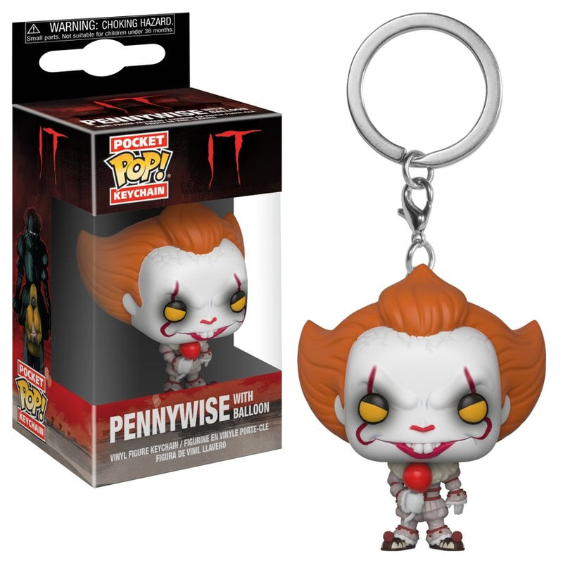 It (2017) - Pennywise with balloon Pocket Pop! Keychain