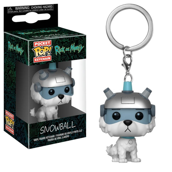 Rick and Morty - Snowball Pocket Pop! Keychain