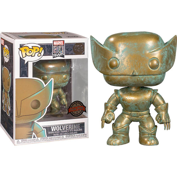 Marvel Comics 80th Anniversary - Wolverine Patina Pop! Vinyl