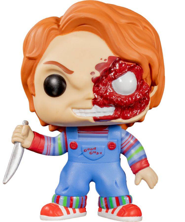 Child's Play 3 - Chucky Half Battle Damaged Pop! Vinyl