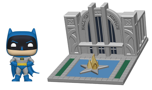 Batman - Batman with Hall of Justice 80th Anniversary Pop! Town