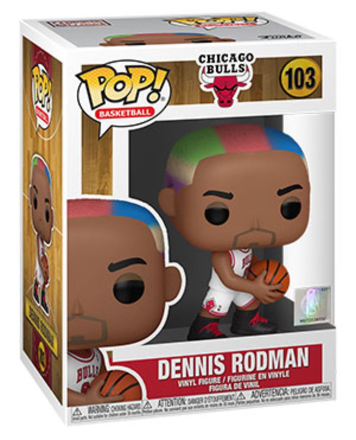 NBA: Legends - Dennis Rodman (Bulls Home) Pop! Vinyl