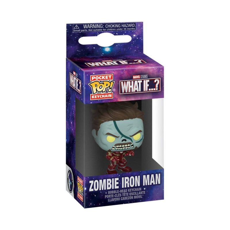 What If - Zombie Iron Man Pocket Pop! Keychain