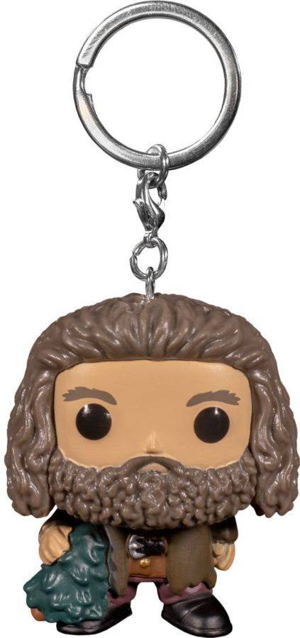 Harry Potter - Hagrid Holiday Pop! Keychain [RS]