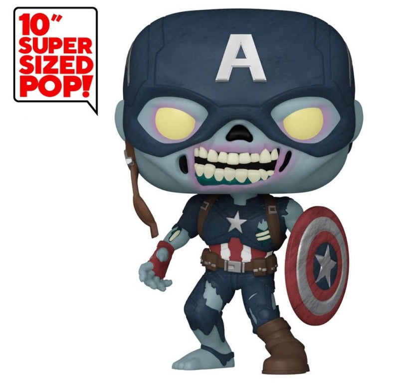 What If - Zombie Captain America US Exclusive 10" Pop! Vinyl [RS]